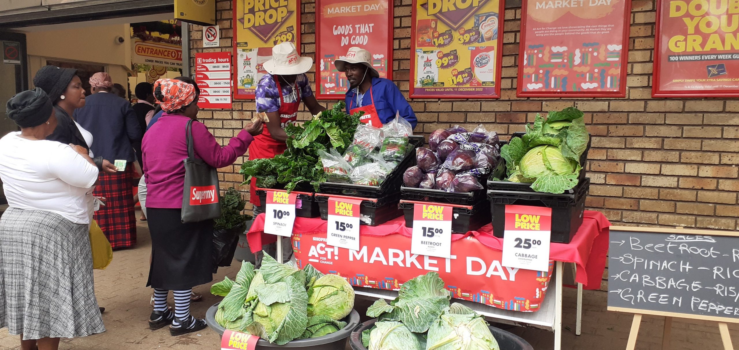 Abanye babalimi bedayisa kuShoprite osoLundi